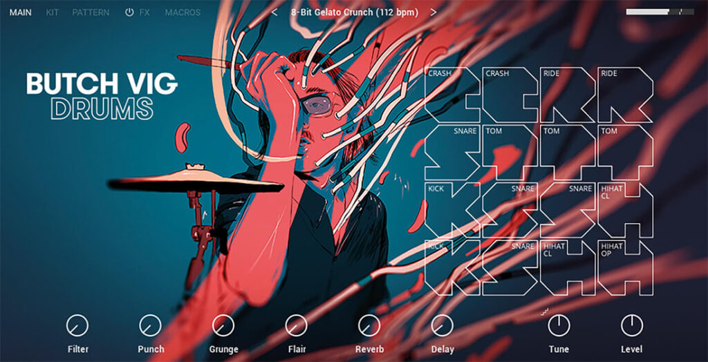 Native Instruments – Butch Vig Drums Torrent [Kontakt Library]